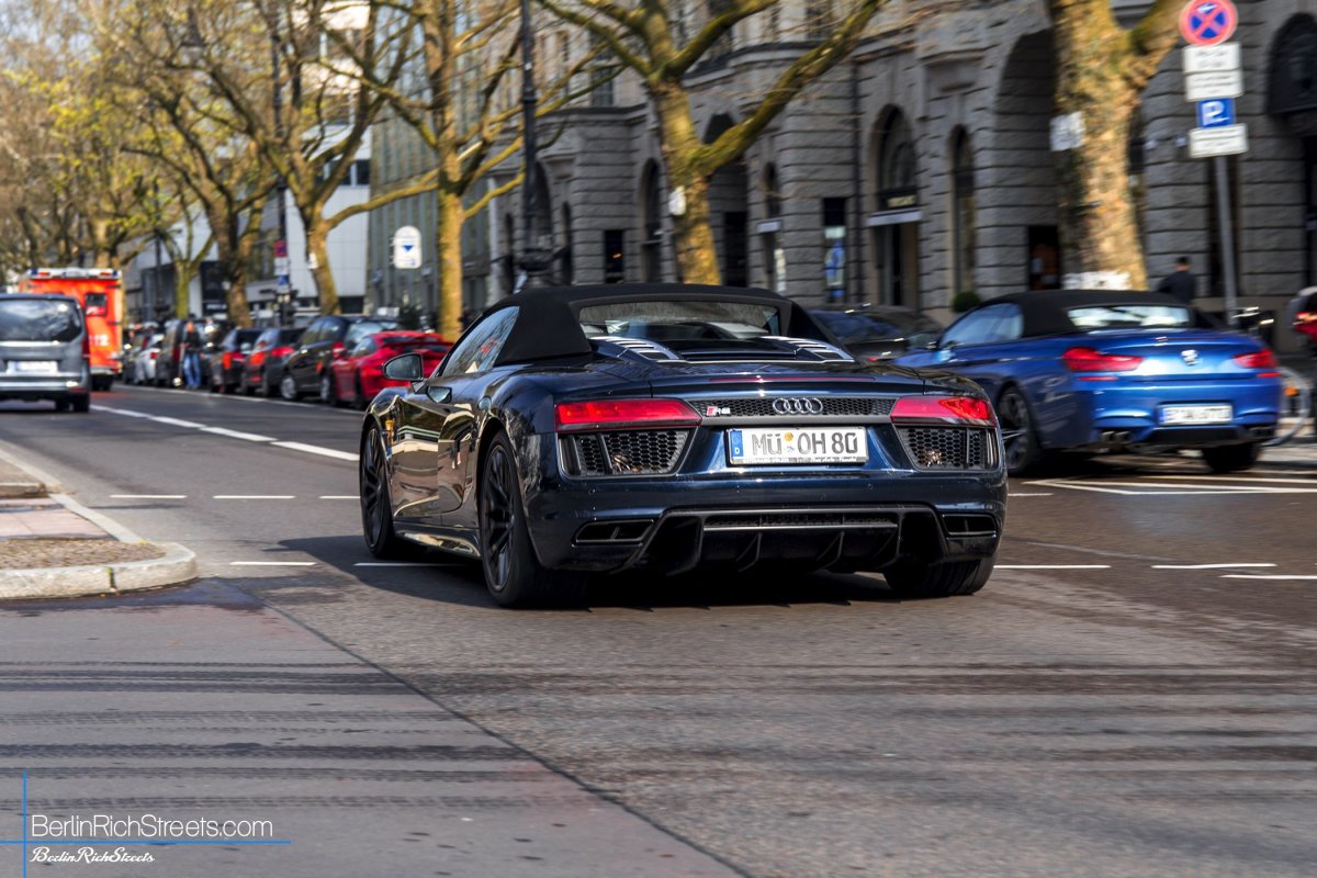 Audi R8 V10 Spyder (2016) spotted in Berlin — BerlinRichStreets